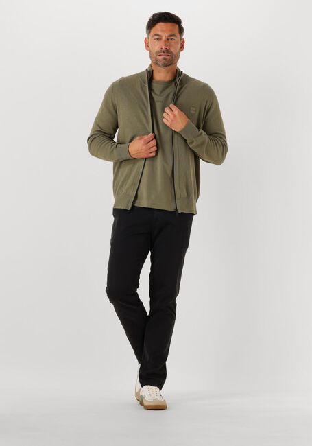 Grüne BOSS ORANGE Strickjacke KANOZIP_S 10272322 01 - large