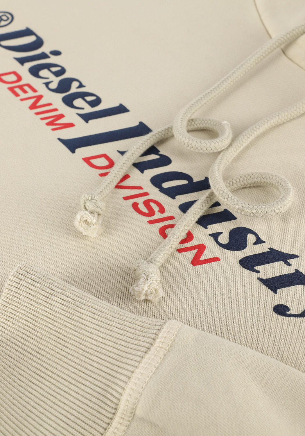 Ecru DIESEL Sweatshirt S-GINN-HOOD-IND - large