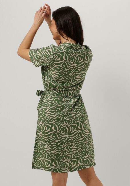 Grüne OBJECT Minikleid OBJSELINE S/S SHIRT DRESS - large