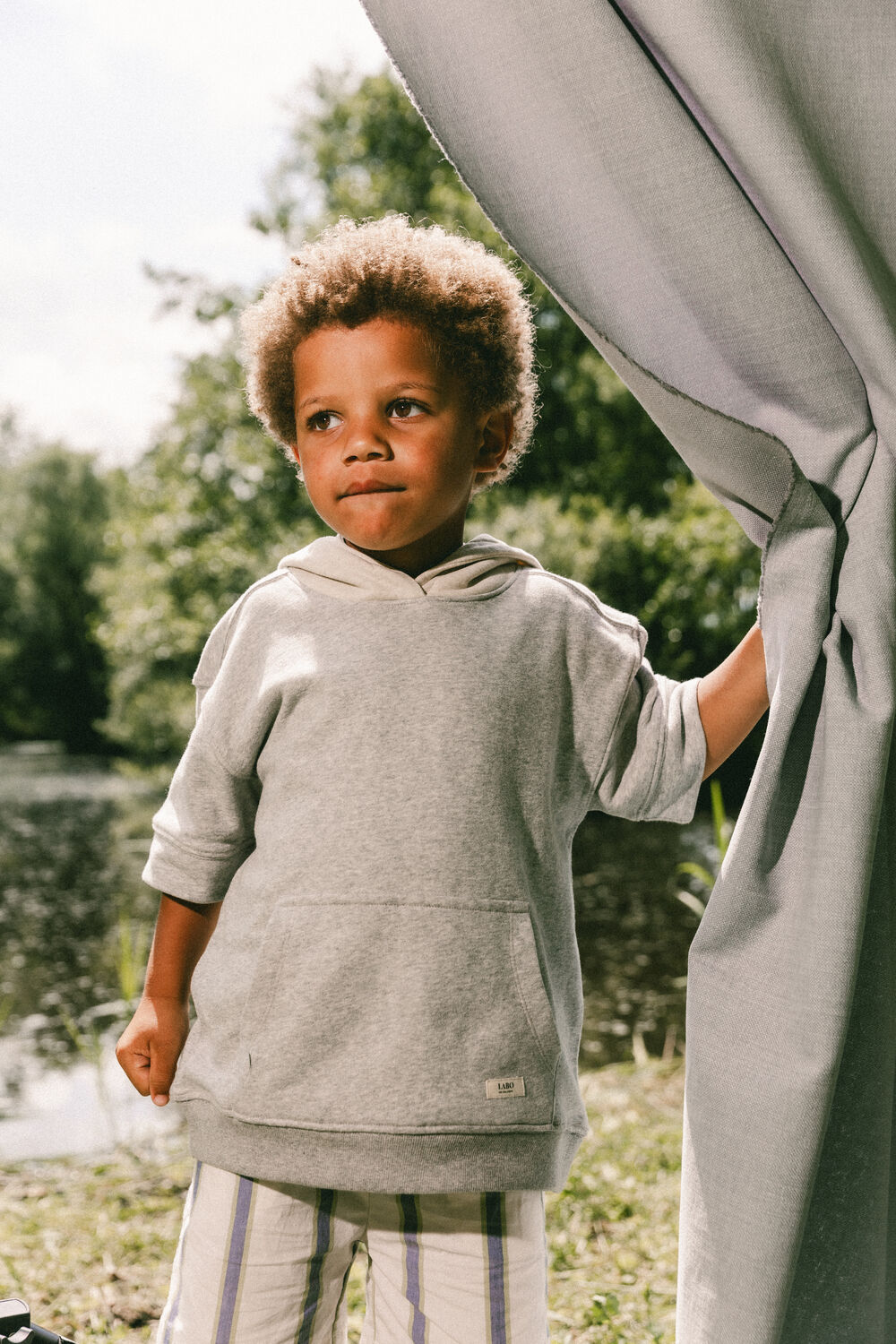 Hellgrau Labo de Colores Sweatshirt PAZ - large