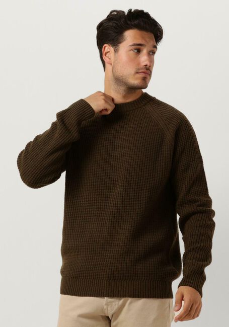 Dunkelgrün ANERKJENDT Pullover AKSUNE STRUCTURE KNIT - large