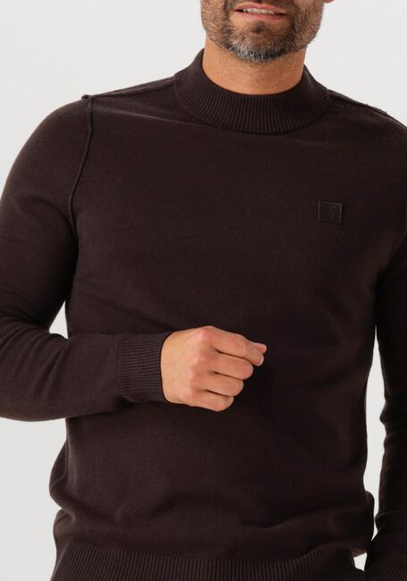 Braune BUTCHER OF BLUE Pullover CLIFDEN MOCK - large