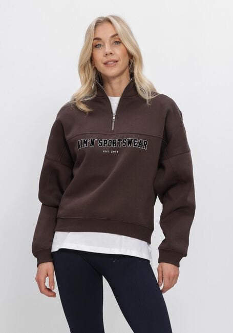 Braune AIM'N Pullover VARSITY SWEAT HALF ZIP - large