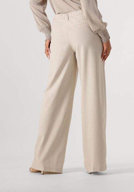 Beige SUMMUM Hose TROUSERS WIDE VISCOSE BLEND STRETCH - large