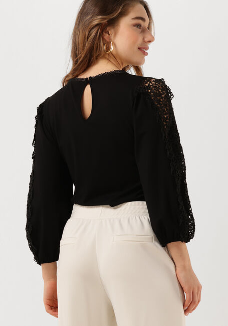 Schwarze JUFFROUW JANSEN Top TRANI - large
