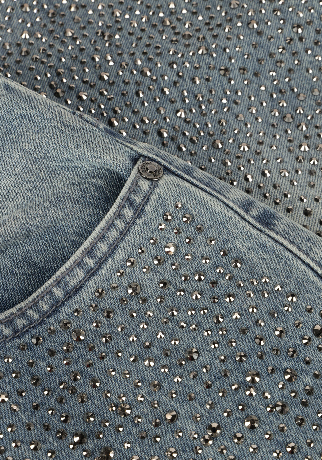 Blaue GESTUZ Straight leg jeans ZORAHGZ MW JEANS - large