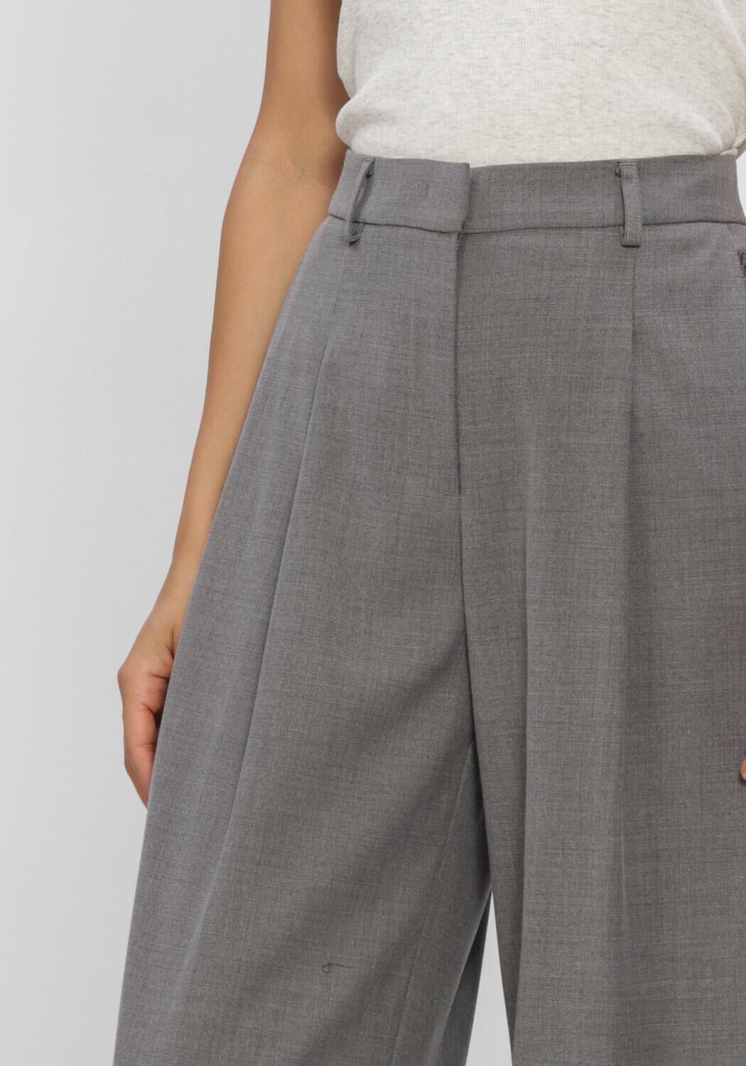 Graue DANTE6 Hose BIAXA PLEATED PANTS - large