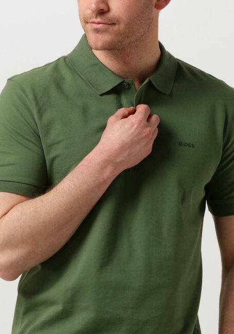 Dunkelgrün BOSS BLACK Polo-Shirt PALLAS - large