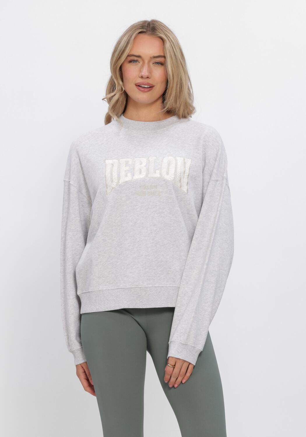 Hellgrau DEBLON SPORTS Sweatshirt LIOR SWEATER - large