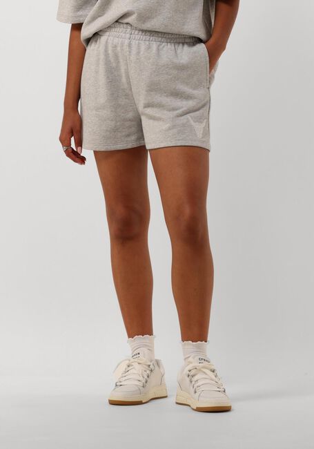 Hellgrau ALIX THE LABEL Hosen LADIES KNITTED SUMMER SWEAT SHORTS - large