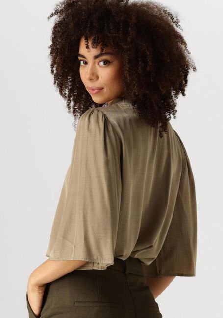 Olive MINUS T-shirt RAVENA ROUND NECK BLOUSE - large