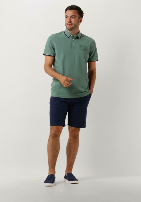 Blaue PME LEGEND Polo-Shirt SHORT SLEEVE POLO STRETCH PIQUE PACKAGE - large