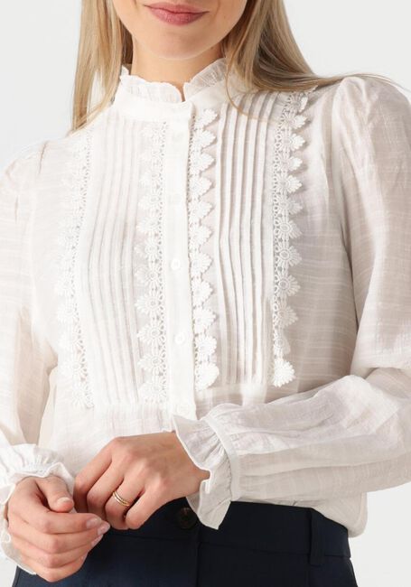 Weiße LOLLYS LAUNDRY Blusen ARIELLL SHIRT LS - large