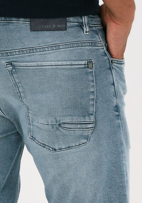 Blaue CAST IRON Jeans RISER SHORTS GREEN CAST - large