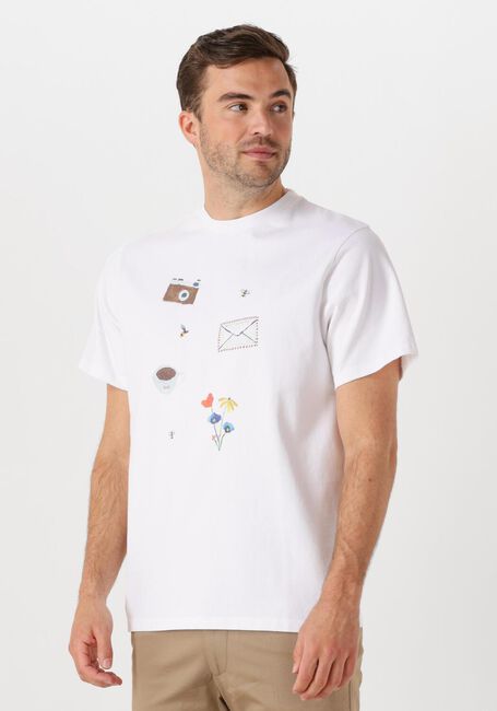 Weiße FORÉT T-shirt THINGS T-SHIRT - large