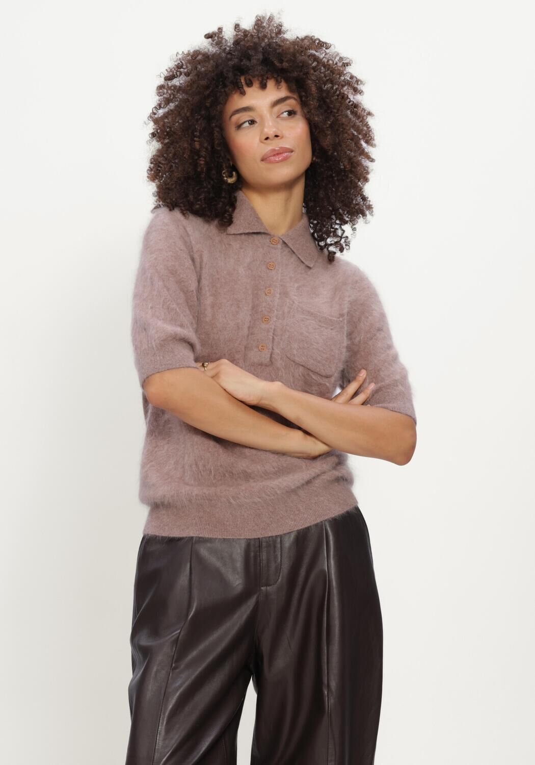 Taupe JANICE Sweatshirt REBEL - large
