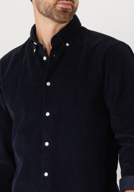 Dunkelblau SELECTED MEN Casual-Oberhemd SLHREGDANNI CORD BD LS SHIRT - large