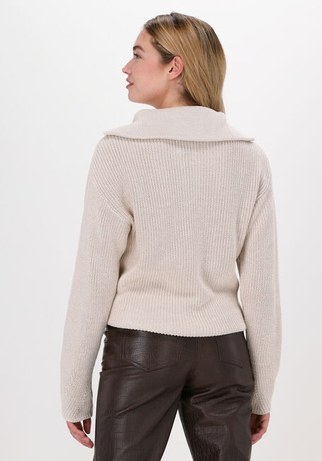 Beige ANOTHER LABEL Pullover DARA KNITTED PULL L/S - large