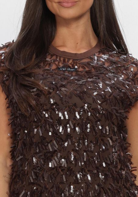 Braune HAUTE L'AMITI&Eacute; Kleider LIMONE DRESS - large