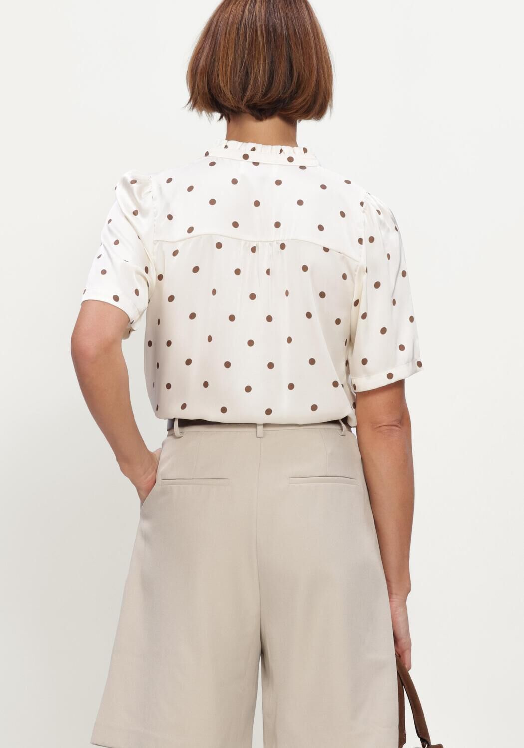 Nicht-gerade weiss NEO NOIR Blusen TORANA DOTTED BLOUSE - large