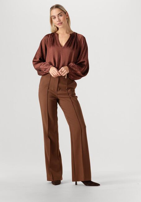 Braune AAIKO Blusen ALANZA VIS 521 - large