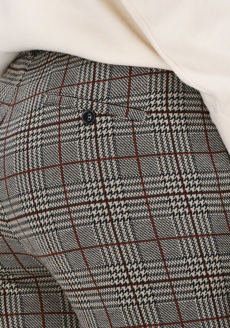 Braune SUMMUM Hose TROUSER CHECK JACQUARD - large