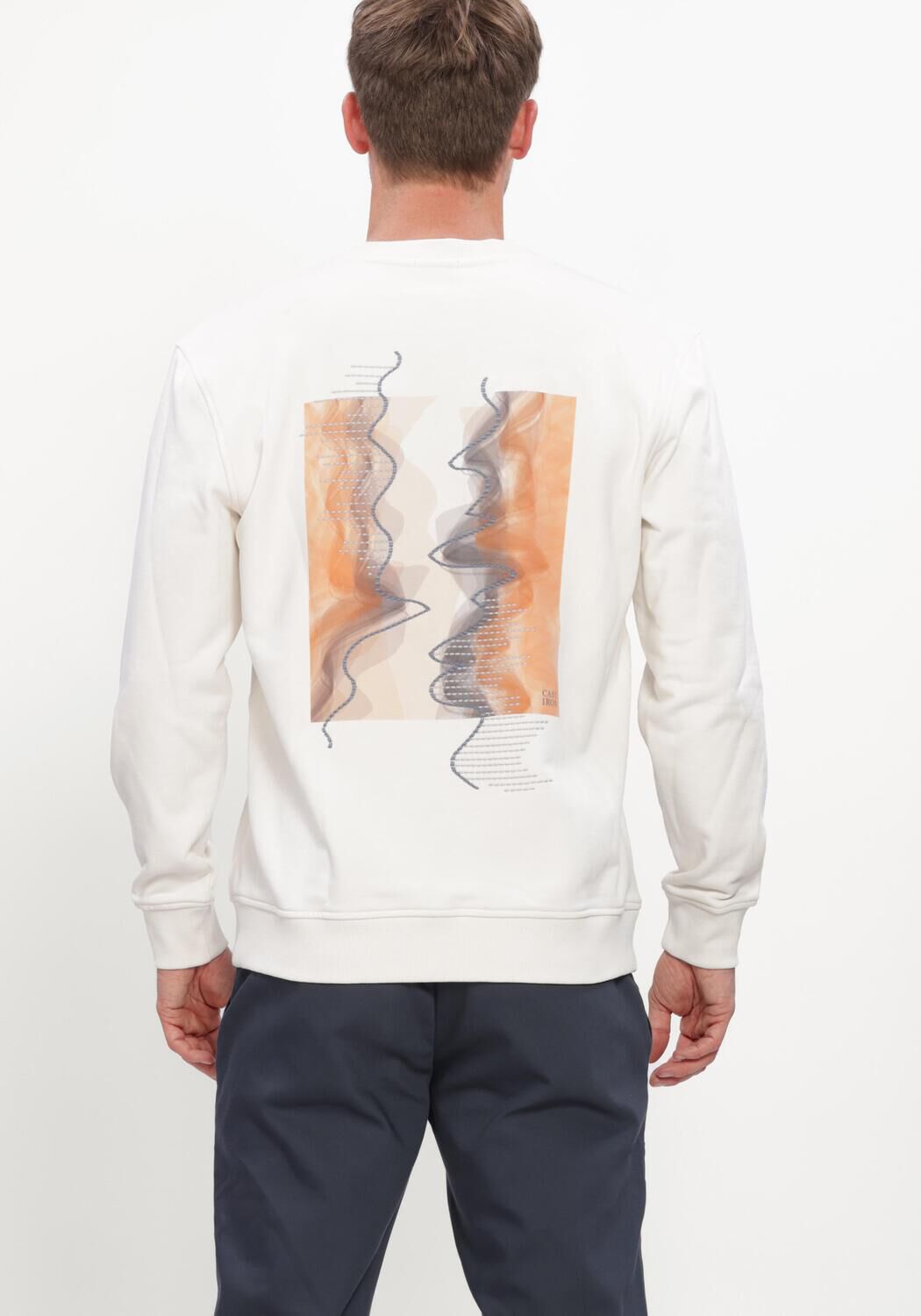 Nicht-gerade weiss CAST IRON Sweatshirt CREWNECK RELAXED FIT GRAPHIC - large