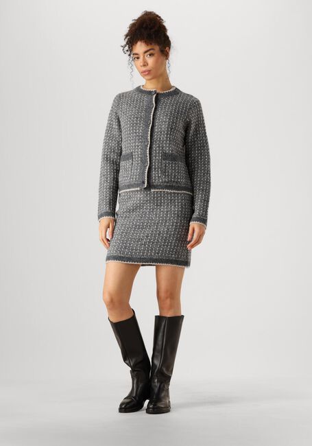 Dunkelgrau SELECTED FEMME Minirock SLFSINE SHORT KNIT SKIRT - large