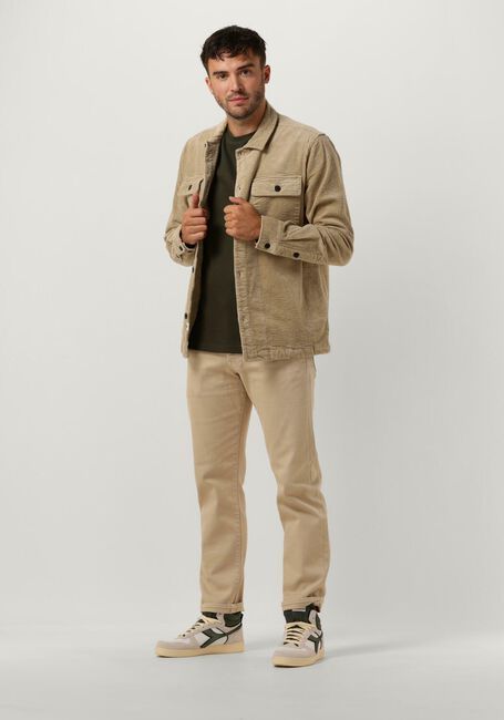 Beige ANERKJENDT Overshirt AKOSCAR HEAVY CORD OVERSHIRT - large