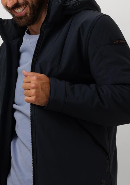 Blaue CAST IRON Jack SHORT JACKET SOFTSHELL SUPERBOLT - large