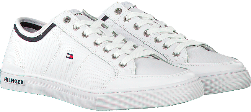 tommy hilfiger corporate leather sneaker fm0fm02672bds