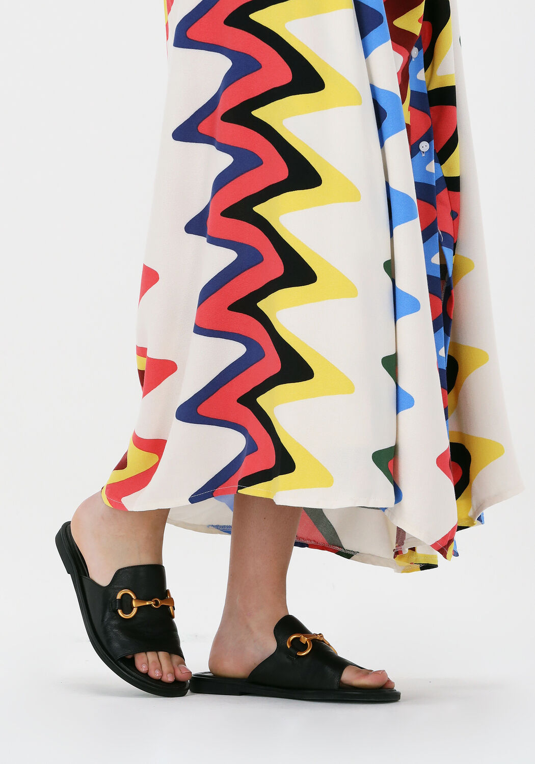 Schwarze BIBI LOU Pantolette 539Z10VK - large