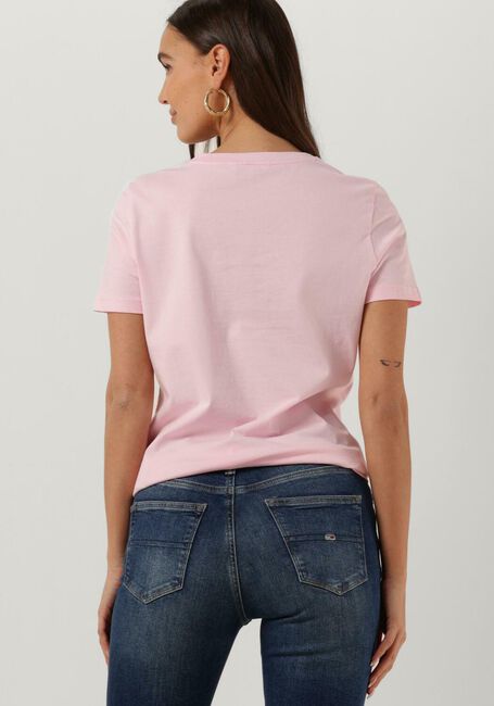 Hell-Pink TOMMY HILFIGER T-shirt REGULAR HILFIGEER C-N TEE - large