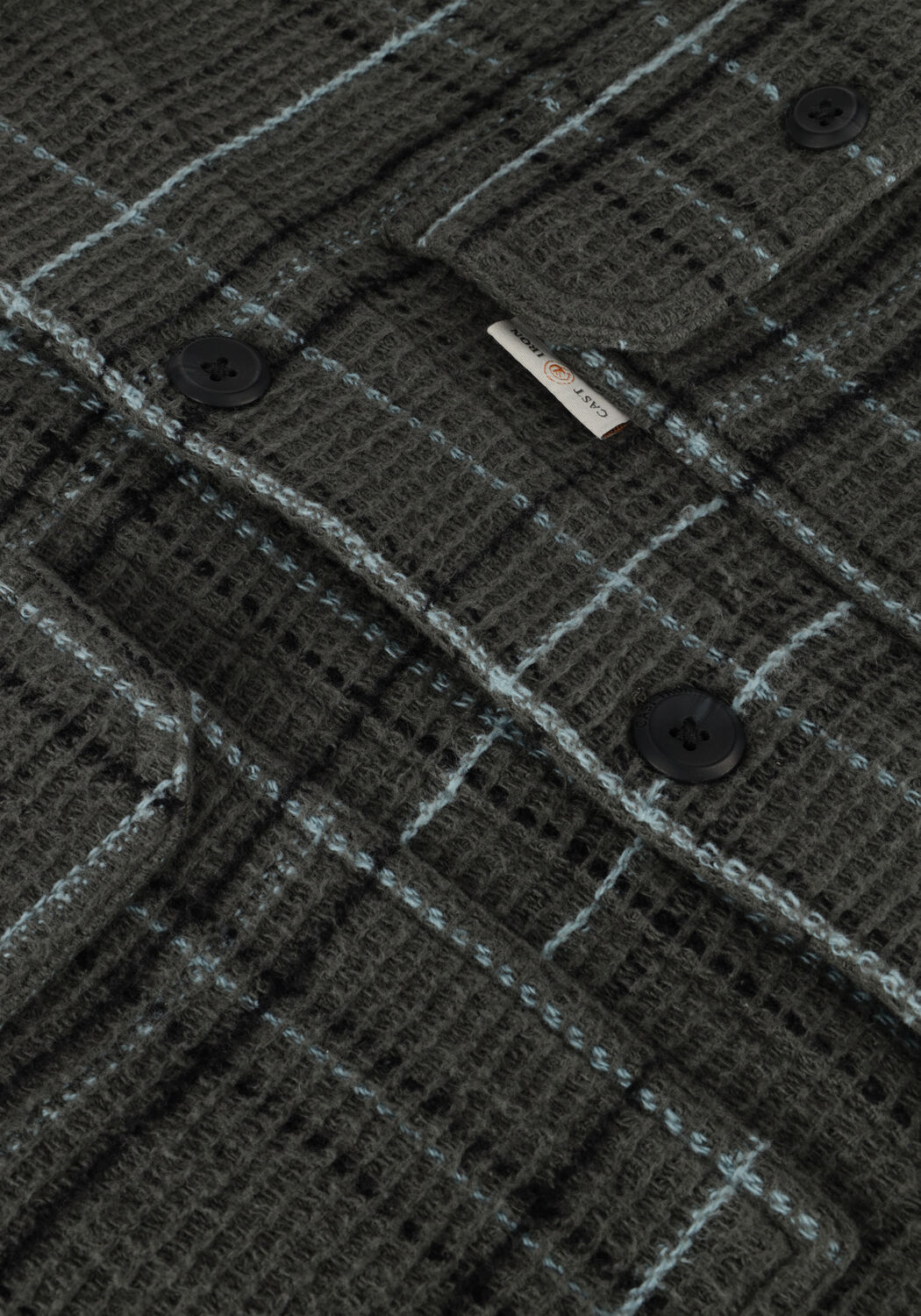 Gr&uuml;ne CAST IRON Overshirt LONG SLEEVE SHIRT YD CHECK REGULAR FIT - large