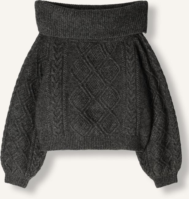 Graue GESTUZ Pullover ADIEGZ OFF SHOULDER Omoda