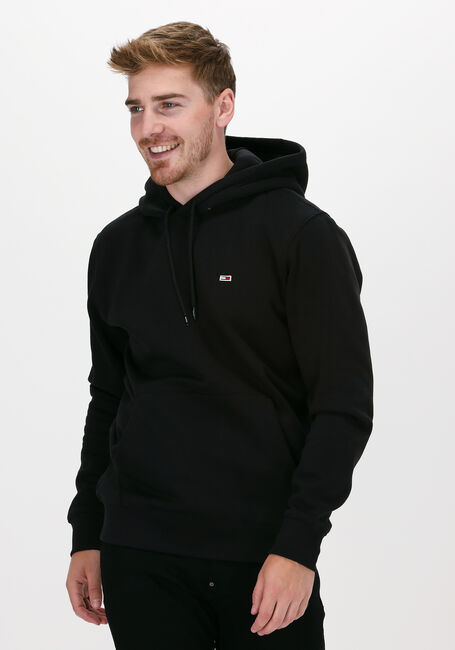 Schwarze TOMMY JEANS Sweatshirt TJM REGULAR FLEECE HOODIE - large