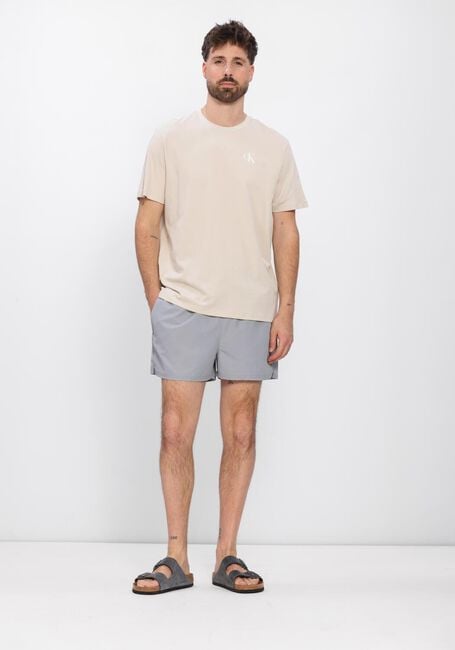 Hellgrau CALVIN KLEIN UNDERWEAR Badehosen SHORT DRAWSTRING WAISTBAND - large