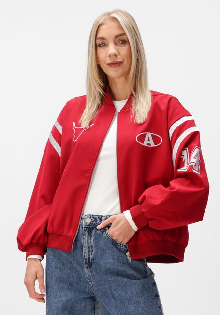 Bordeaux ALIX THE LABEL Jack LADIES WOVEN TAPE JACKET - large