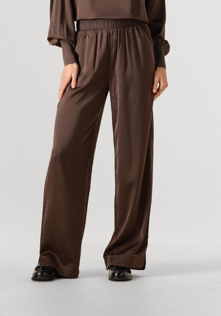 Braune Y.A.S. Weite Hose YASPELANA HW PANT - large