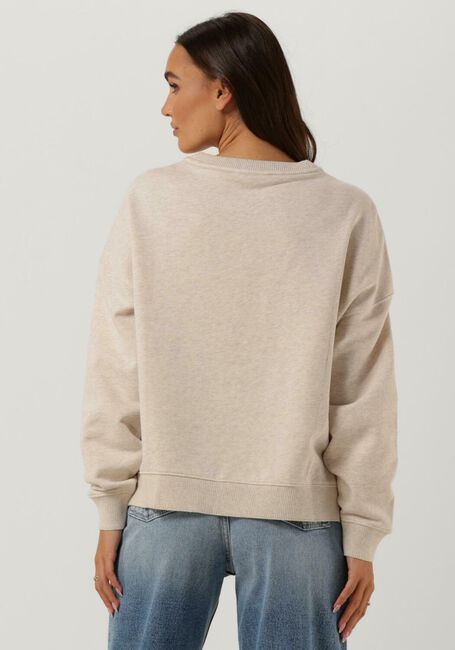 Beige TOMMY HILFIGER Pullover RLX VARSITY OPEN-NK SWEATSHIRT - large