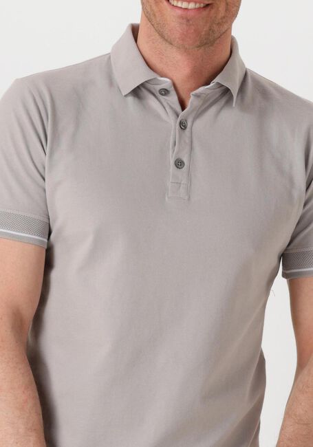 Hellgrau GENTI Polo-Shirt POLO 3 BUTTON SS J2001-1212 - large