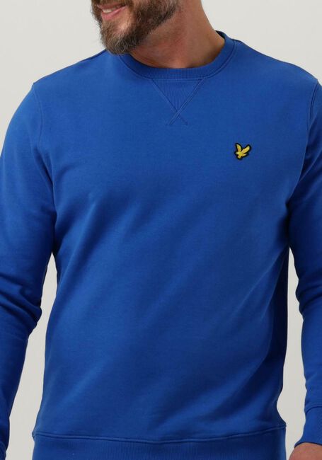 Blaue LYLE & SCOTT Pullover CREW NECK SWEATSHIRT - large
