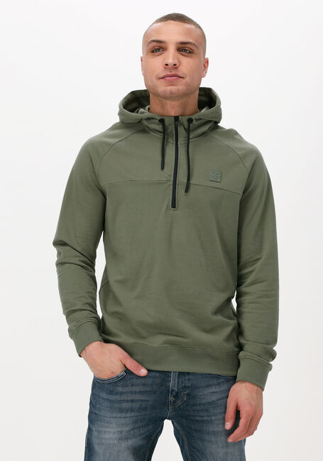 Olive PME LEGEND Sweatshirt HOODED LIGHT TERRY - large