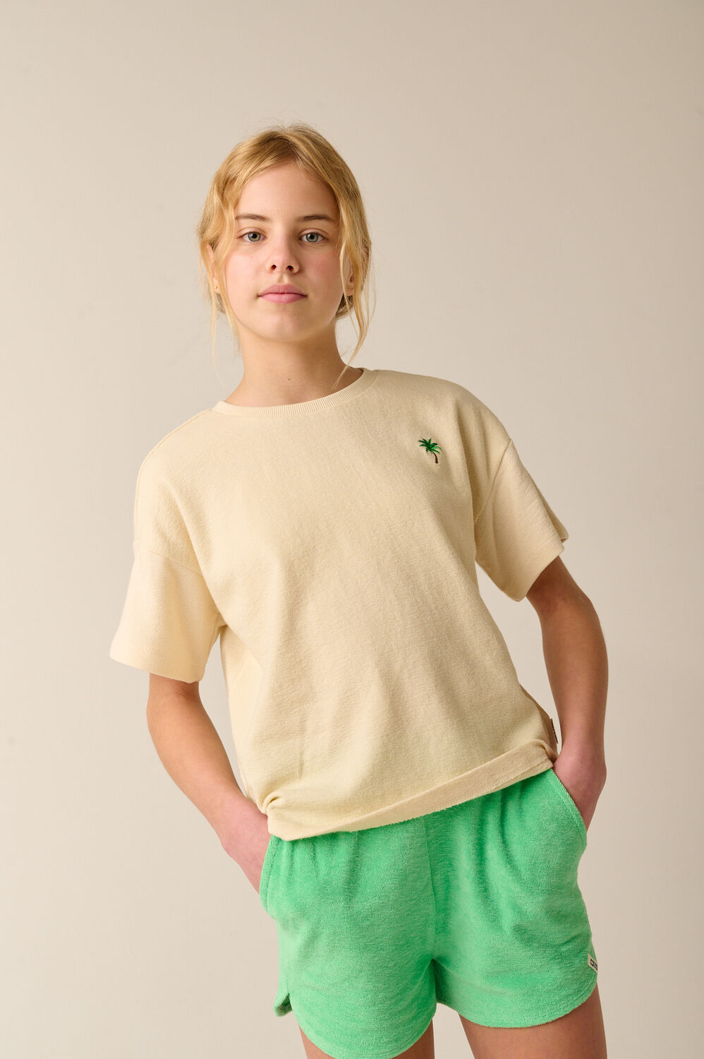 Beige TUMBLE 'N DRY T-shirt MARINGA - large