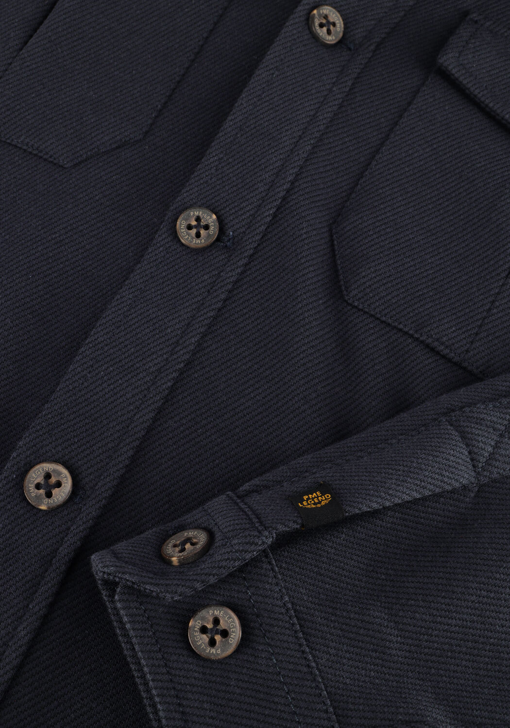 Dunkelblau PME LEGEND Overshirt COMFORT HEAVY TWILL/OVERSHIRT 2 - large