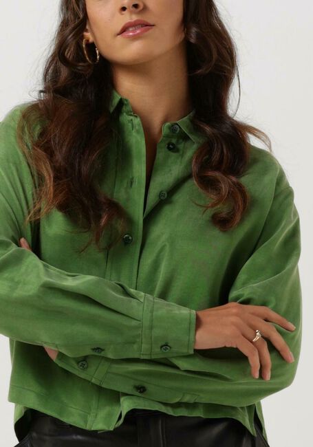 Grüne VANILIA Blusen SHORT CUT SHIRT - large