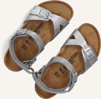 Silberne BIRKENSTOCK Flache Sandalen RIO AS KIDS Silberne BIRKENSTOCK Flache Sandalen RIO AS KIDS - medium