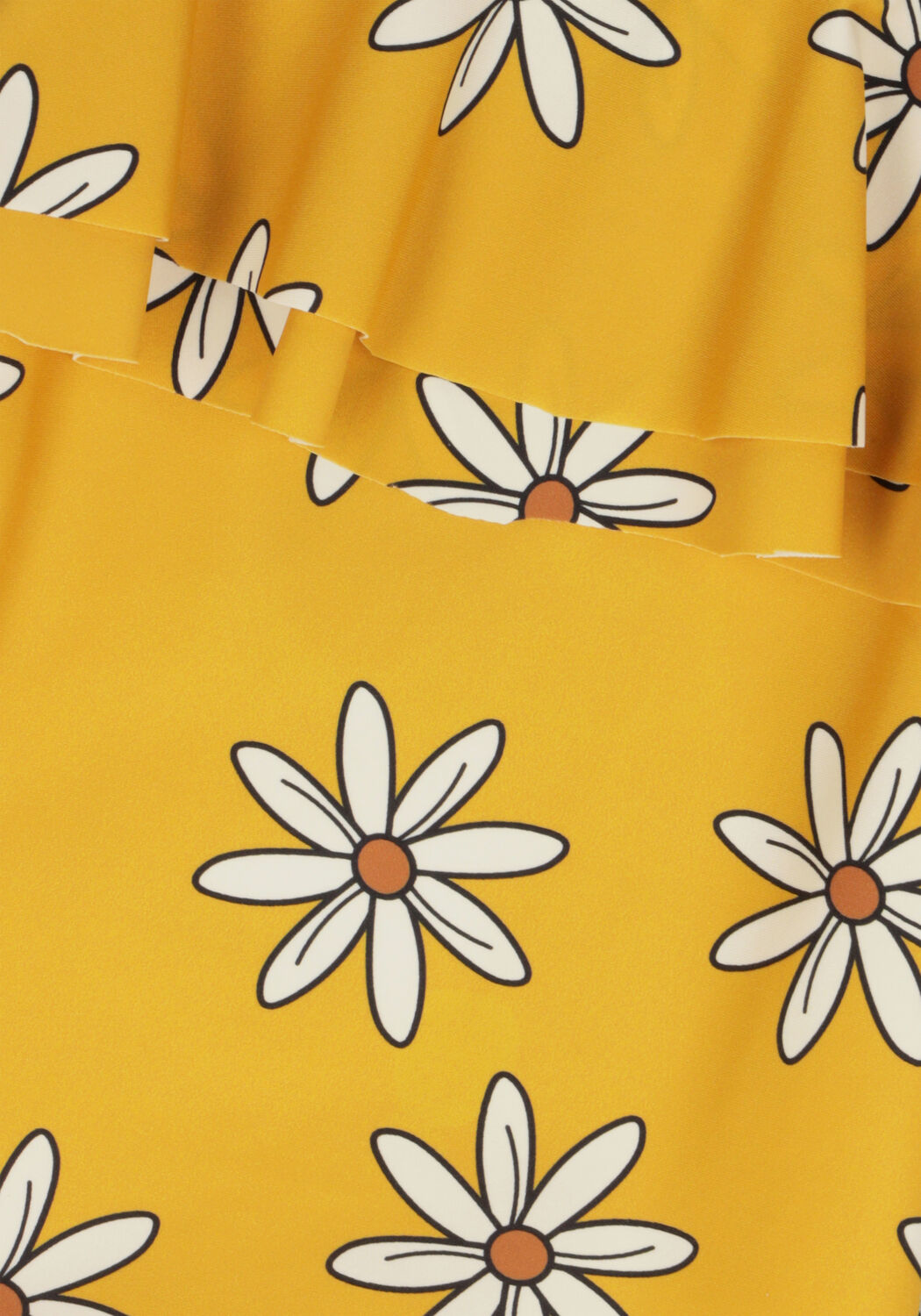 Ocker CARLIJNQ Badeanz&uuml;ge FLOWER - SWIMSUIT - large