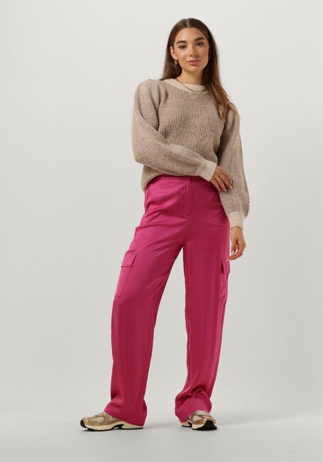 Beige SELECTED WOMEN Pullover SLFLILO LS KNIT O-NECK - large