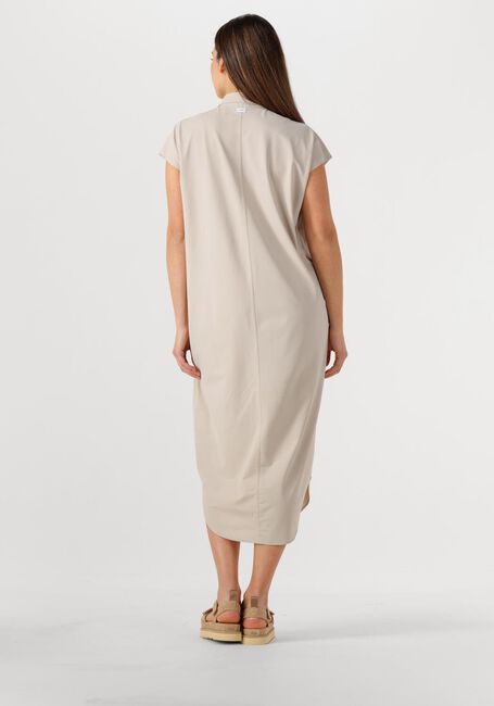 Beige PENN & INK Maxikleid DRESS - large